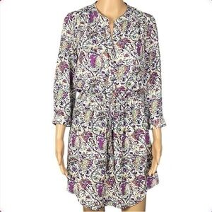 DANIEL RAINN colorful, abstract floral short dress with Pockets. Size XS. EUC